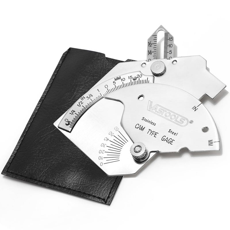 VASTOOLS Cam Weld Gauge,Stainless Steel,Metric & Inch,Linear Measurements up to 2"(50mm),Permanently Etched Markings and Thickness for Professional Welders - Image 4